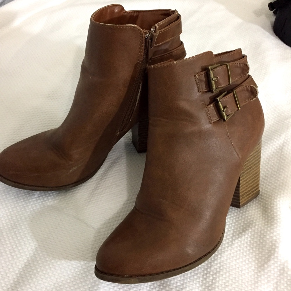 Brown Ankle Booties